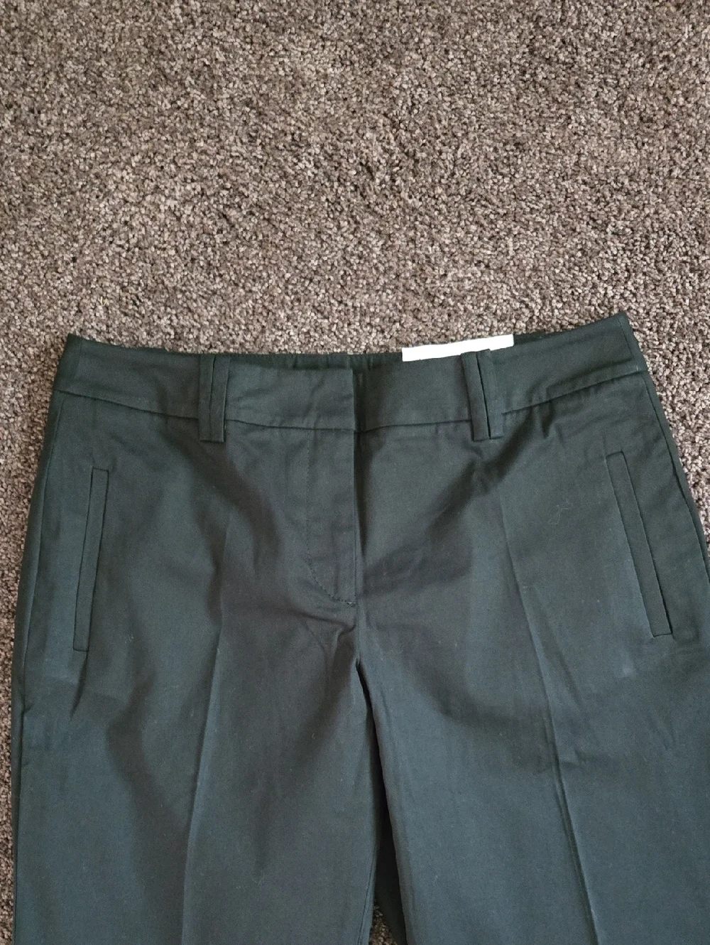 NEW Ann Taylor Loft Black Julie Curvy Crop Pants 6 - Picture 2 of 7